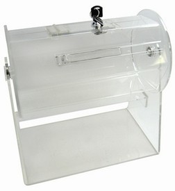 Acrylic Raffle Drum 7 inch x 11 inch, AGS44-0711