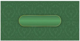 Monaco Texas Hold 'Em Poker Table Layout GREEN 8ft, AGS60-6171-2