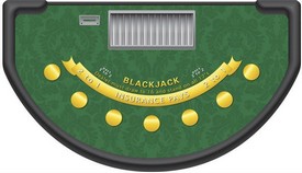 Pro Monaco Blackjack Table Layout, AGS60-6011