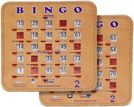 Bingo Double Action Duece Shutter Slide Cards/Set of 10 cards, 65-0056
