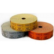 Raffle Tickets - 2000 Double Stub Tickets, AGS-0002