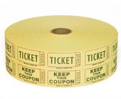 Raffle Tickets - 2000 Double Stub Tickets, AGS-0002