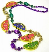 Blackjack 48 inch Casino Mardi Gras Beads, AGS50-5019
