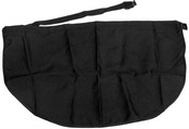 Casino Blackjack Dealer Apron (Black Nylon With Elastic Belt), AGS50-0003