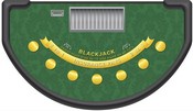 Pro Monaco Blackjack Table Layout, AGS60-6011