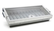 Metal Chip Tray with Cover and Lock 12 Row (Holds 720 Chips), AGS95-0720
