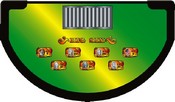 Professional Big 6 Money Wheel Full Size Synthetic Digital Layout - FOR MONEY WHEEL, AGS-6509s