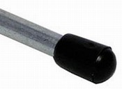 Black Vinyl Tips for 1/4 Inch Pins, AGS-0014