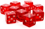 Transparent Economy Dice (19mm), AG-19rd