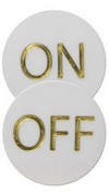 On / Off Chip Button for Craps, 30-2400