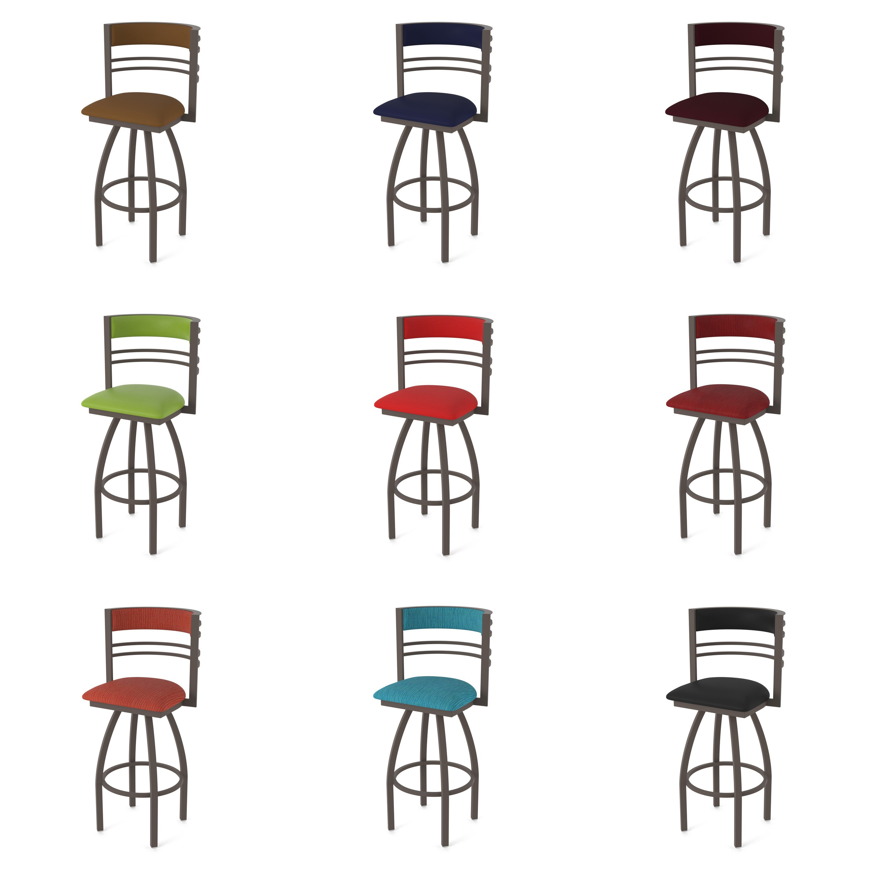 860 Swivel Stool with Bronze Finish
