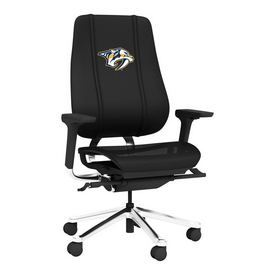 PhantomX Mesh Gaming Chair with Nashville Predators Logo, DSPHGMCHRBKJCKT-PSNHL41060A