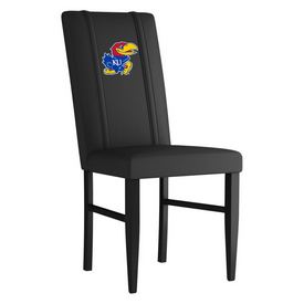 Side Chair 2000 with Kansas Jayhawks Logo Panel Set of 2, XZ2000SCBLK-PSCOL13195