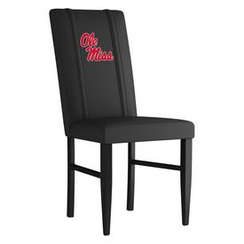 Side Chair 2000 With Mississippi Rebels Logo Set of 2, XZ2000SCBLK-PSCOL13246