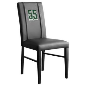 Side Chair 2000 with Milwaukee Bucks Team Commemorative Logo Set of 2, XZ2000SCBLK-PSNBA31054