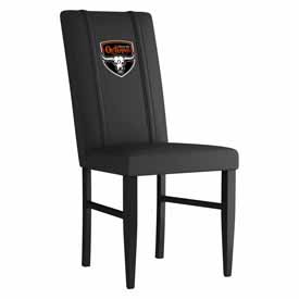 Side Chair 2000 with Kansas City Outlaws Primary Logo Set of 2, XZ2000SCBLK-PSPBR0030
