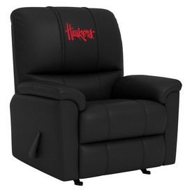 Freedom Rocker Recliner with Nebraska Cornhuskers, AGS-XZ4105032MFRRDBLK-PSCOL13208 Freedom Rocker Recliner with Nebraska Cornhuskers, AGS-XZ4105032MFRRDBLK-PSCOL13208