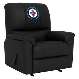 Freedom Rocker Recliner with Winnipeg Jets Logo, XZ4105032MFRRDBLK-PSNHL43010