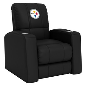 Home Theater Recliner with Pittsburgh Steelers, AGS-XZ418301RHTCDBLK-PSNFL21040 Home Theater Recliner with Pittsburgh Steelers, AGS-XZ418301RHTCDBLK-PSNFL21040
