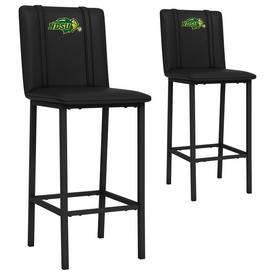 Bar Stool 500 with North Dakota State Bison Primary Logo Set of 2, XZ500BSDBLK-PSCOL13491A