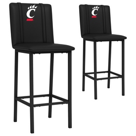 Bar Stool 500 with Cincinnati Bearcats Logo Set of 2, XZ500BSDBLK-PSCOL13555A