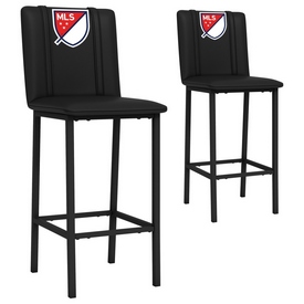 Bar Stool 500 with Major League Soccer Set of 2, AGS-XZ500BSDBLK-PSMLS90086A Bar Stool 500 with Major League Soccer Set of 2, AGS-XZ500BSDBLK-PSMLS90086A
