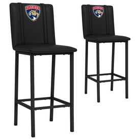 Bar Stool 500 with Florida Panthers Logo Set of 2, XZ500BSDBLK-PSNHL41021A