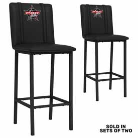 Bar Stool 500 with Professional Bull Riders Primary Logo Set of 2, XZ500BSDBLK-PSPBR0000A