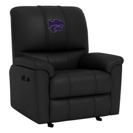 Rocker Recliner with Kansas State Wildcats Logo, XZ52031CDRRBLK-PSCOL13071