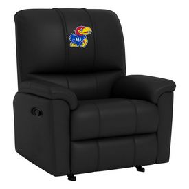Rocker Recliner with Kansas Jayhawks Logo, XZ52031CDRRBLK-PSCOL13195