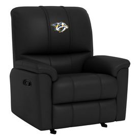 Rocker Recliner with Nashville Predators Logo, XZ52031CDRRBLK-PSNHL41060