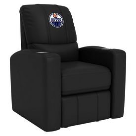 Stealth Recliner with Edmonton Oilers Logo, XZ52082CDSMHTBLK-PSNHL41010