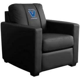 Stationary Club Chair with Villanova Championship Logo Panel, XZ7759002CHCDBK-PSCOL13383
