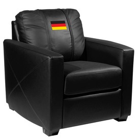 German Flag Stationary Club Chair, XZ7759002CHCDBK-PSFLG55000