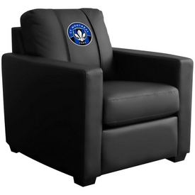 Silver Club Chair with CF Montreal Primary Logo, XZ7759002CHCDBK-PSMLS90250