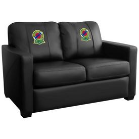 Stationary Loveseat with Houston Rockets Team Commemorative Logo, XZ7759003LSCDBK-PSNBA30091