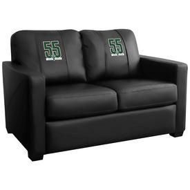 Stationary Loveseat with Milwaukee Bucks Team Commemorative Logo, XZ7759003LSCDBK-PSNBA31054