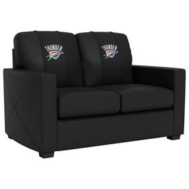 Oklahoma City Thunder NBA Stationary Love Seat, XZ7759003LSCDBK-PSNBA32060