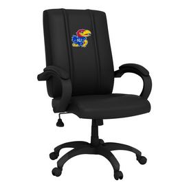 Office Chair 1000 with Kansas Jayhawks Logo Panel, XZOC1000-PSCOL13195