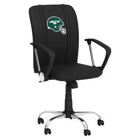 Curve Task Chair with New York Jets, AGS-XZOCCURVE-PSNFL21015 Curve Task Chair with New York Jets, AGS-XZOCCURVE-PSNFL21015