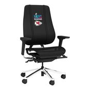 Kansas City Chiefs Super Bowl LVII Champions Logo PhantomX Mesh Gaming Chair, DSPHGMCHRBKJCKT-PSNFL20073A