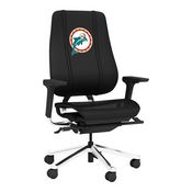 PhantomX Mesh Gaming Chair with Miami Dolphins Alternate Logo, DSPHGMCHRBKJCKT-PSNFL20093A
