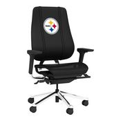 PhantomX Gaming Chair with Pittsburgh Steelers, AGS-DSPHGMCHRBKJCKT-PSNFL21040A