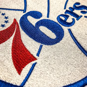 Philadelphia 76ers Logo Panel, AGS-PSNBA32011