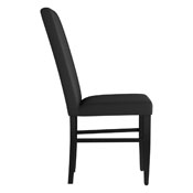 Side Chair 2000 Set of 2 with North Dakota, AGS-XZ2000SCBLK-PSCOL13090