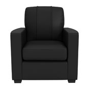 Silver Club Chair with West Point, AGS-XZ7759002CHCDBK-PSCOL13890