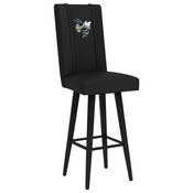 Swivel Bar Stool 2000 With Georgia Tech Yellow Jackets, AGS-XZ2000BSSBLK-PSCOL12083
