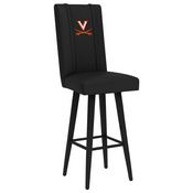 Swivel Bar Stool 2000 With Virginia Cavaliers, AGS-XZ2000BSSBLK-PSCOL13296