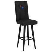 Swivel Bar Stool 2000 With Virginia Cavaliers, AGS-XZ2000BSSBLK-PSCOL13296