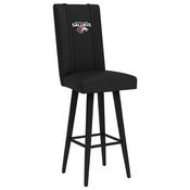 Swivel Bar Stool 2000 with Southern Illinois Salukis Logo, XZ2000BSSBLK-PSCOL13486